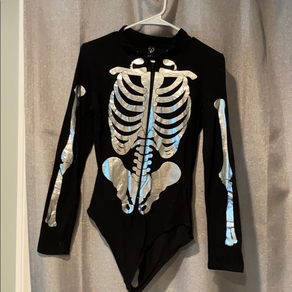 Skeleton body suit
